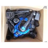 Vacmaster VBV1210, 12-Gallon 5 Peak HP Wet/Dry Shop Vacuum with Detachable Blower, Blue