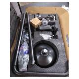 Oil Rubbed Bronze Bathroom Luxury Shower Faucet Rain Mixer 8 Inch Round Head Double Cross Handle Bathroom Hand Spray with Tub Spout Wall Mount Bathroom Fixtures