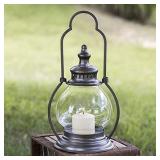 CTW Home Collection Small Gunmetal Steeple Lantern