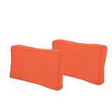 Christopher Knight Home Ishara Rectanglular Water Resistant 12"x20" Lumbar Pillows (Set of 2), coral