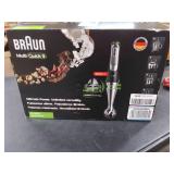 7Braun - Multiquick 9 Hand Blender - Premium Black/Stainless Steel
