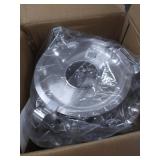 Artisan Stainless Steel Round Buffet Chafer with Glass Lid, 4-Quart Capacity