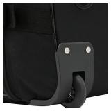 Travelers Club Unisex-Adult Adventure Upright Rolling Duffel Bag, Red, 22-Inch