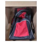 Travelers Club Unisex-Adult Adventure Upright Rolling Duffel Bag, Red, 22-Inch