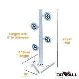 Do-All Outdoors Range Ready .45 Handgun Dueling Tree w/Tension Lock Technology, White, RRDT45, One Size