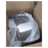 iTouchless SoftStep 1.32 Gallon Small Bathroom Stainless Steel Step Trash Can, 5 Liter Pedal Bin, Removable Inner Bucket, Soft and Silent Open and Close