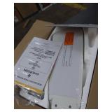 kathy ireland HOME Tilo Modern Ceiling Fan, 30 Inch | Dual Mount Low Profile Hugger with 3 Blades | Damp Rated Fixture for Indoor/Outdoor | Light Kit Adaptable, Appliance White