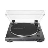 Audio-Technica AT-LP60X-BK Fully Automatic Belt-Drive Stereo Turntable, Black, Hi-Fi, 2 Speed, Dust Cover, Anti-Resonance, Die-Cast Aluminum Platter