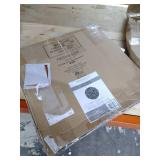 FirsTime & Co.Â® Brown Augustus Farmhouse Shiplap Clock