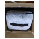 Beautyrest 3M Scotchgard Heated Mattress-Pad Secure Comfort Technology-Luxury Quilted Electric Deep Pocket-5-Setting Controllers, King, White