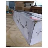 Globe Electric Diana 3-Light Exclusive Satin Nickel & Alabaster Vanity Light, 50783