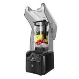 WantJoin Professional Commercial Blender With Shield Quiet Sound Enclosure 2200W Industries Strong and Quiet Professional-Grade Power, Self-Cleaning, Black (black)
