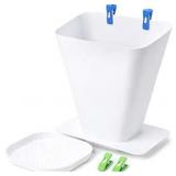 SimplyImagine SprayStand - Cloth Diaper Sprayer Splatter Shield - Contains Spray and Debris When Rinsing Cloth Diapers, Clothing, Shoes, and More in Toilet Spray Bucket Pail