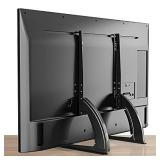 Rfiver Universal Table Top TV Stand Base TV Legs with Height Adjustment fits Most 32-55 inch LCD LED Flat Screen TVs, Max VESA 800x400mm, Mount Holds up to 88lbs, Black
