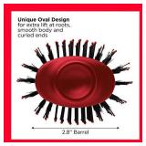 Revlon One-Step Hair Dryer and Volumizer Hot Air Brush, Red