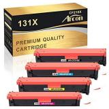 Arcon Compatible Toner Cartridge Replacement for HP 131A CF210A 131X CF210X CF211A CF212A CF213A for Laserjet Pro 200 Color M251nw MFP M276nw M276n Printer Ink (Black Cyan Yellow Magenta, 2 Packs)