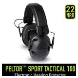 Peltor Sport Tactical 100 Electronic Hearing Protector, Ear Protection, NRR 22 dB, Ideal for the Range, Shooting and Hunting, TAC100-OTH