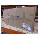 DEVAISE 3 Drawer Mobile File Cabinet, Rolling Printer Stand with Open Storage Shelf, Fabric Lateral Filing Cabinet fits A4 or Letter Size for Home Office, Rustic Brown