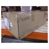 VATO White Transformable Playpen Panels, Three Functions, Pet Fence, Cage, Gate. Waterproof Cover and Mat, Build-in Basins, Waterproof, Dirt-Resistant, 9 Pieces Panels and one Door with Lock,VF-001.