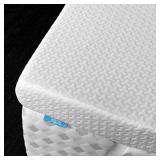RUUF 3-Inch Firm Mattress Topper Full, High Density Memory Foam Bed Topper for Pressure Relieving, Foam Topper with Removable Cooling Cover