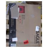 VASAGLE Rolling File Cabinet, Mobile Office Cabinet on Wheels, with 2 Drawers, Open Shelf, for A4, Letter Size, Hanging File Folders, Industrial Style, Rustic Brown and Black UOFC71X