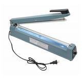 16" Heat Sealing Hand Impulse Sealer Machine Poly Free Element Plastic Sealer Manual Hand Sealer Heat Seal Packing for Tubing Poly Plastic Bag Sealing Food Meal Copper Transformer