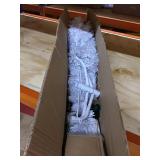 National Tree Company Pre-Lit Artificial Christmas Tree, White Tinsel, White Lights, Includes Stand, 4 feet