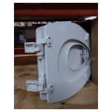 MAYFAIR 188SLOW 000 NextStep2 Toilet Seat with Built-In Potty Training Seat, Slow-Close, Removable that will Never Loosen, ELONGATED, White