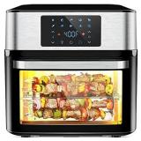10-in-1 Air Fryer Oven, 20 Quart Airfryer Toaster Oven , 1800W Toaster Oven Air Fryer Combo, Large Air Fryers Accessories, ETL Certification