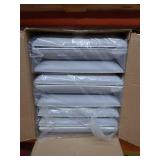 Art3d Peel and Stick Headboard for Full and Queen in Grey, Pack of 9 Panels Sized 9.84" x 23.62", 3D Soundproof Wall Panels, Upholstered Wall Panel