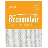 Accumulair Gold 16x19x1 (15.5x18.5) MERV 8 Air Filter/Furnace Filter (8 Pack)