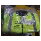 PYRAMEX RJ3210XL RJ32 Series Jackets Hi-Vis Lime Bomber Jacket with Quilted Lining- Size Extra Large