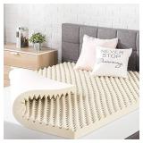 Best Price Mattress 3 Inch Egg Crate Memory Foam Mattress Topper with Copper Infusion, CertiPUR-US Certified, Twin, Beige, 3" Fresh COPPER INFUSION