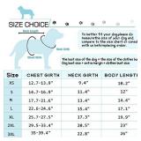 Easiestsuck Warm Dog Jacket, Dog Apparel with Plus Fleece Neckline,Windproof Water Repellent Cozy Cold Weather Dog Coat Lining Winter Dog Thick Vest for Dogs - Size Medium