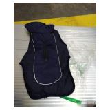 Easiestsuck Warm Dog Jacket, Dog Apparel with Plus Fleece Neckline,Windproof Water Repellent Cozy Cold Weather Dog Coat Lining Winter Dog Thick Vest for Dogs - Size Medium