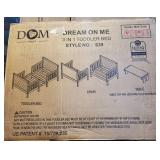 Dream On Me Hudson 3 In 1 Convertible Toddler Bed in White