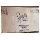 Signature Design by Ashley Shawburn Whitewash One Drawer Nightstand