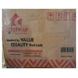 Costway Nightstand with Drawer Storage Cabinet Modern Beside End Table Black