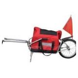 vidaXL Bicycle Cargo Trailer One-wheel with Storage Bag