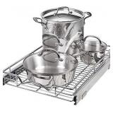 Pull Out Drawer Cabinet Organizer Heavy Duty- Slide Out Kitchen Cabinet Storag