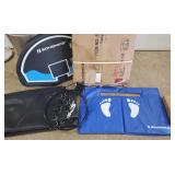 15FT Trampoline Basketball Hoop, Jumping Mat, Safety Pad