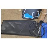 15FT Trampoline Basketball Hoop, Jumping Mat, Safety Pad