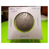 1950 NEW ZEALAND - 1 FLORIN