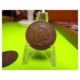 1921 MEXICO 2 CENTAVOS, 1945, 1928, 1945, 1925 - 1 CENTAVOS