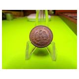 1921 MEXICO 2 CENTAVOS, 1945, 1928, 1945, 1925 - 1 CENTAVOS