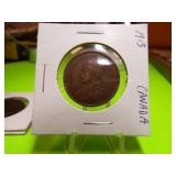 1859, 1913, 1917, 1920  CANADIAN  1 CENT