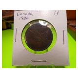 1913, 1919, 1920  CANADIAN  1 CENT
