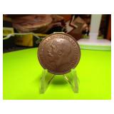 1917 BRITISH VICTORIAN PENNY