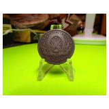 1844  MONTREAL CANADA  1/2 PENNY