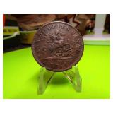 1854  BANK OF UPPER CANADA PENNY